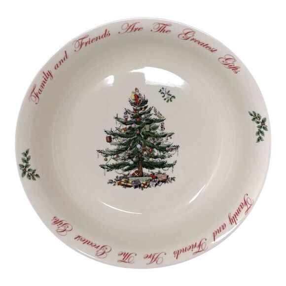 Spode Christmas Tree 2015 Annual Large Serving Bowl Limited Edition 10" - Picture 1 of 9